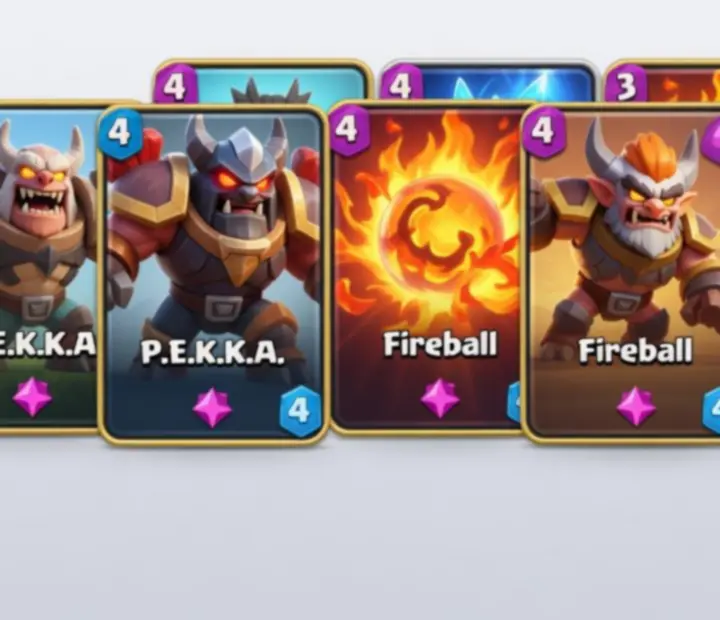 Ilustracja karty tankującej w stylu Clash Royale